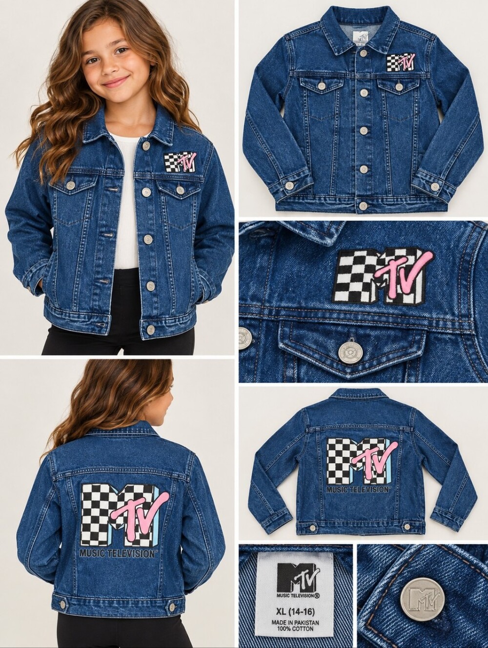 Kids MTV Blue Denim Jacket